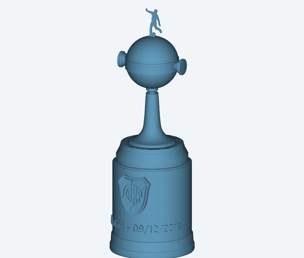 Copa Libertadores River Madrid — 3D model download