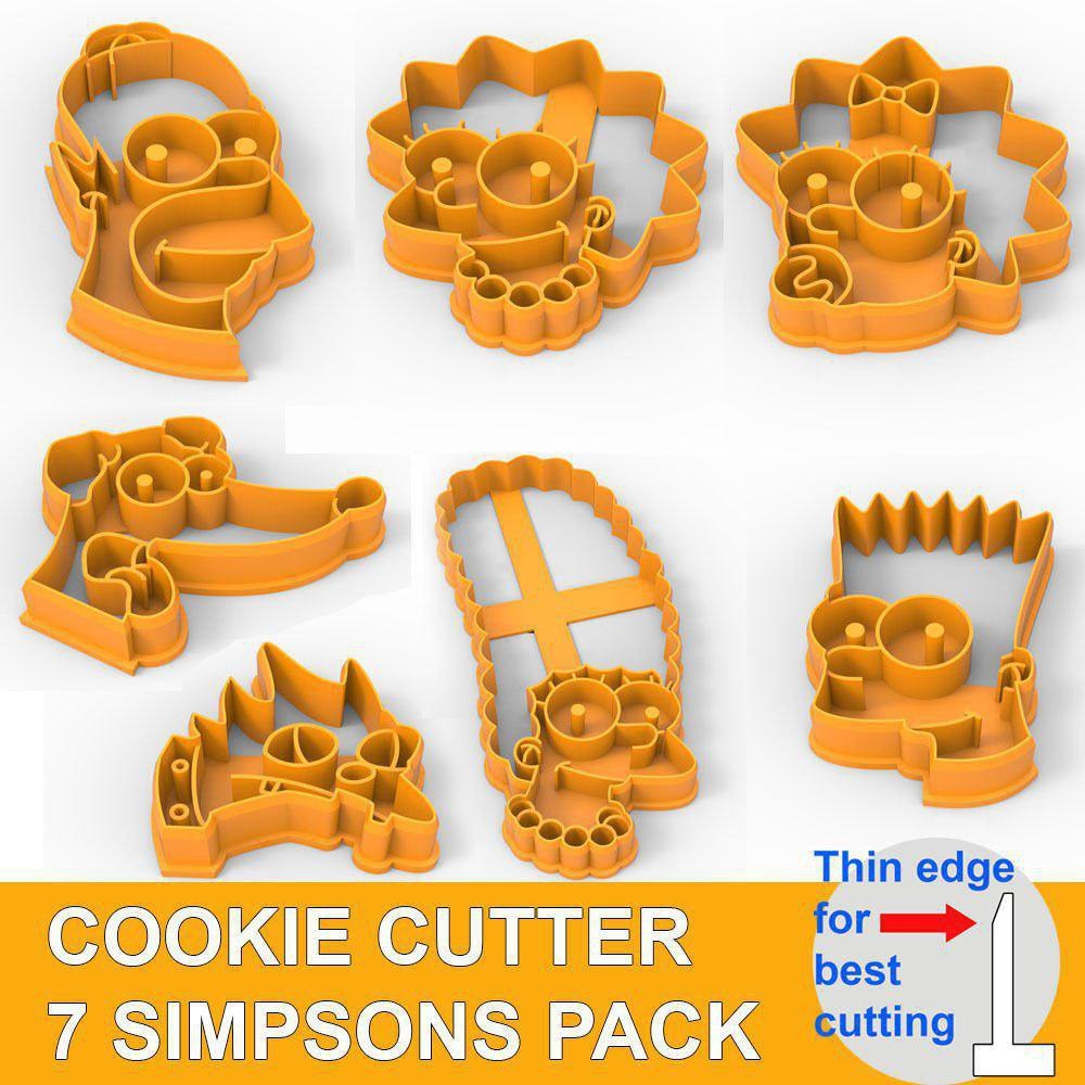 Cortantes Galletitas Los simpsons — 3D model download