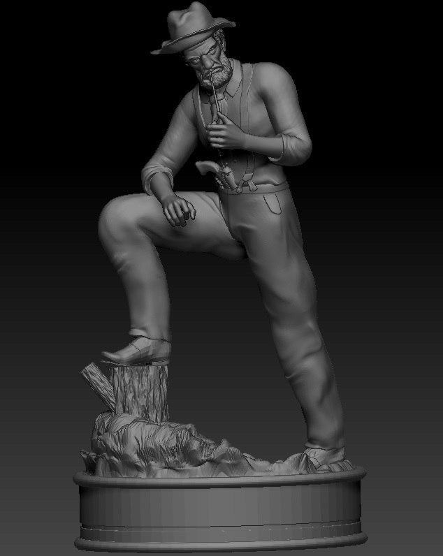 Cowboy Poor — 3D model download