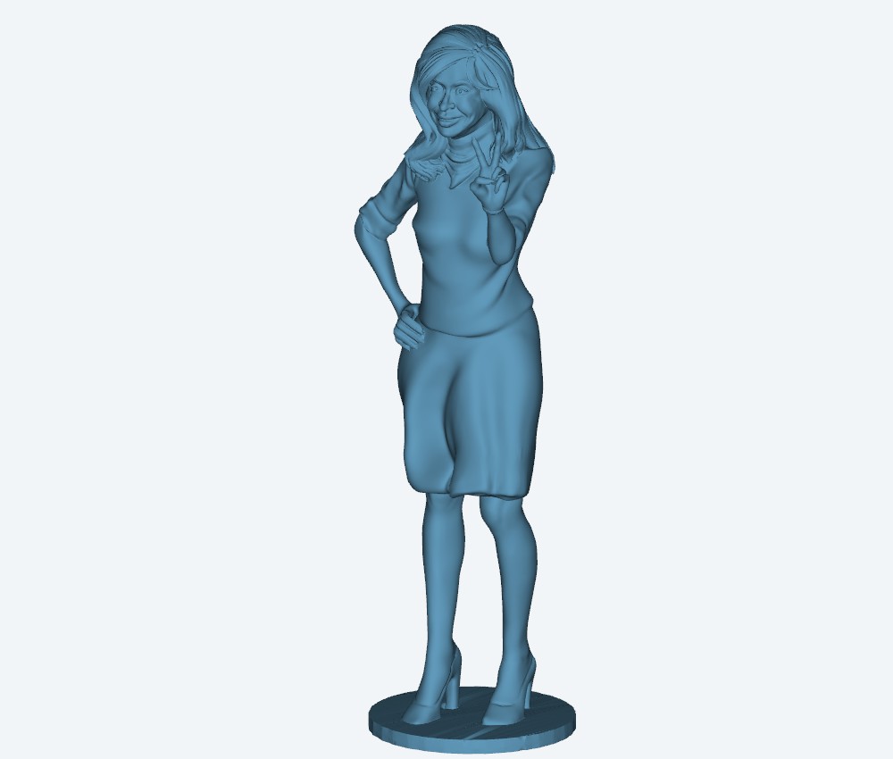 Cristina Fernandez Kirchner — 3D model download
