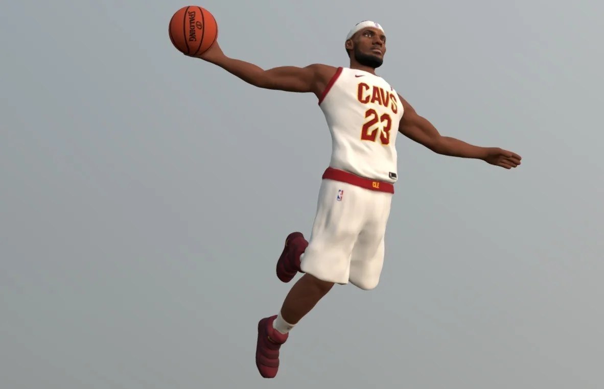 Lebron James NBA — 3D model download
