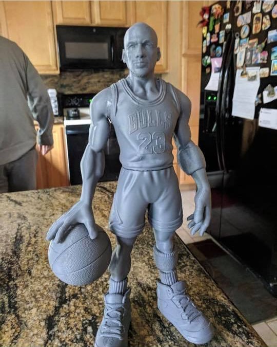 Michael Jordan Statue — 3D model download
