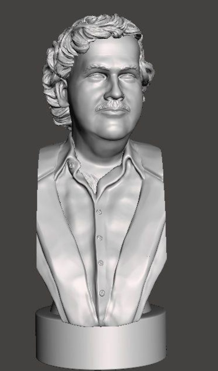 Pablo Escobar Bust — 3D model download