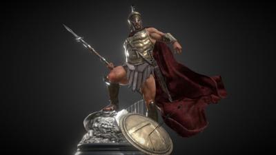 Spartan King — 3D model download