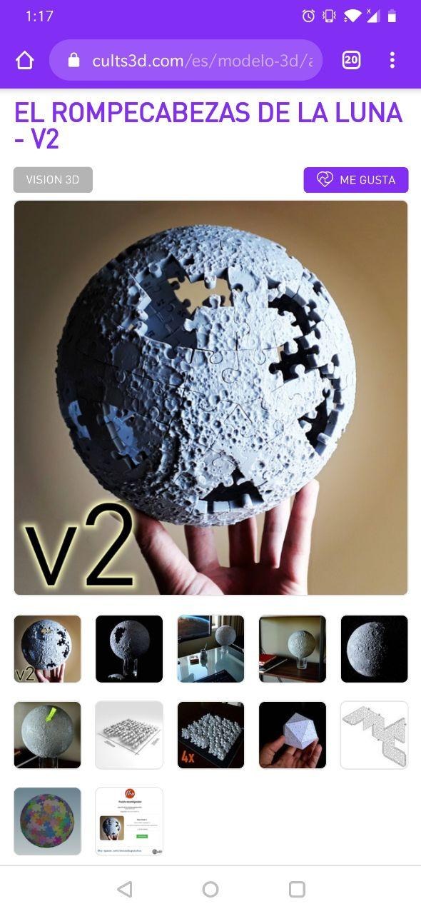 The Moon Puzzle — 3D model download
