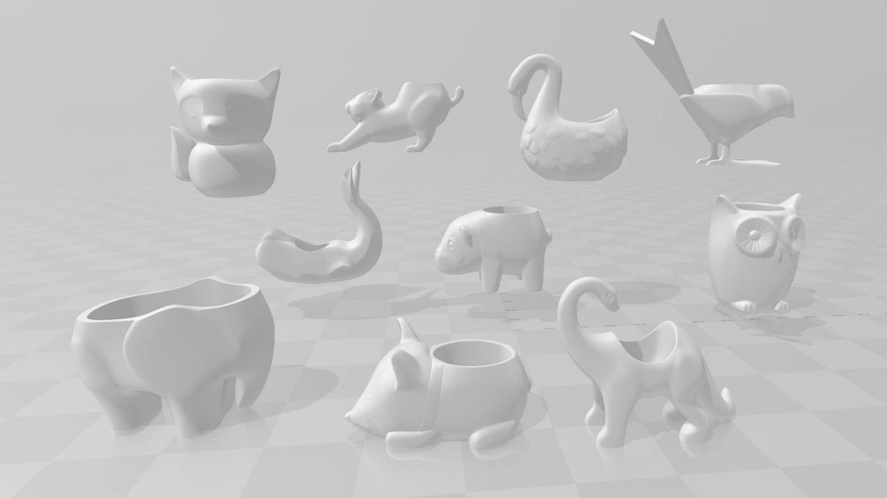 Vasos de Animales — 3D model download