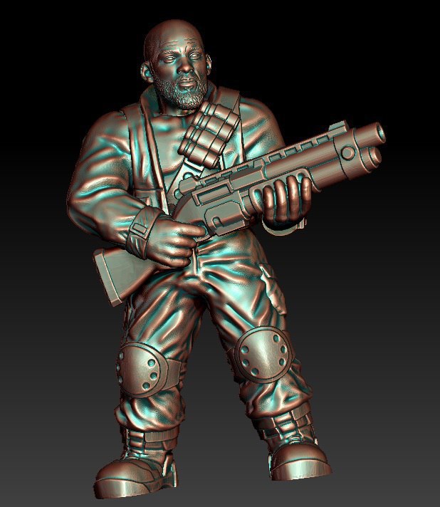 Will Smith Shooter — 3D model download