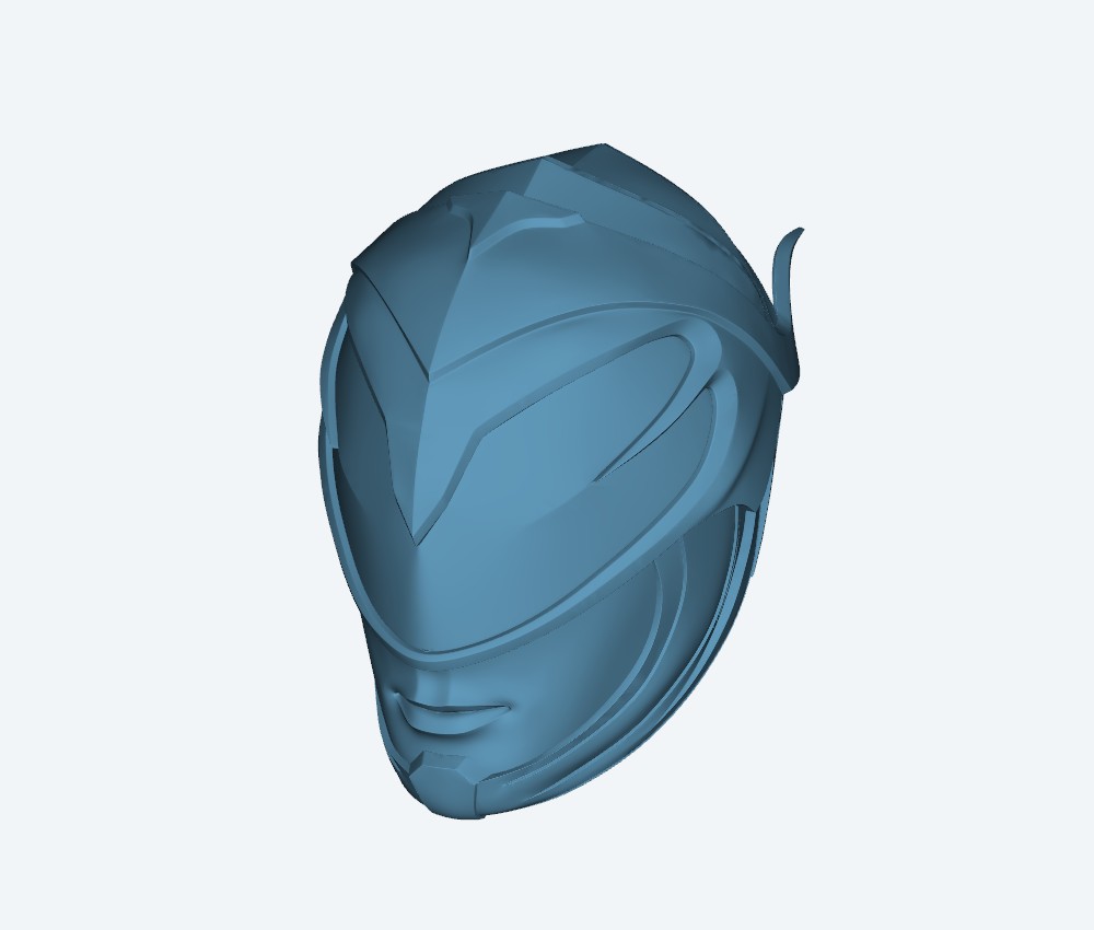 do3d power rangers Green Ranger Helmet Male Version from New Power Rangers Movie 2017 — 3D model download