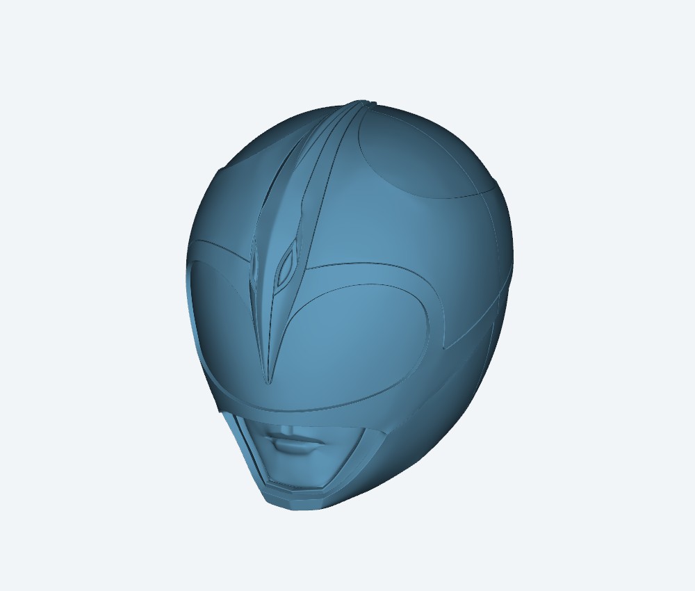 do3d power rangers Pink Ranger Kimberly Ann Hart Helmet Mighty Morphin Power Rangers MMPR — 3D model download