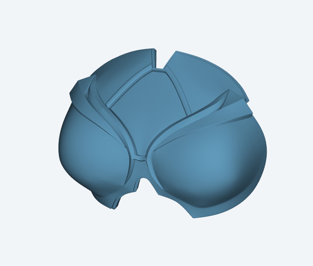 do3d Power Rangers new 2017 Female Chest — 3D model download