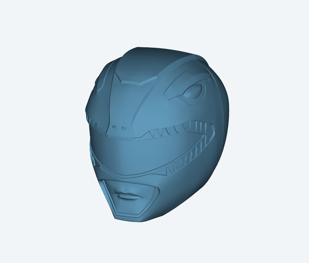 Power Rangers MMPR Red helmet — 3D model download