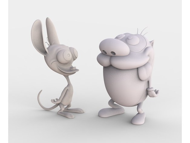 Ren Stimpy — 3D model download
