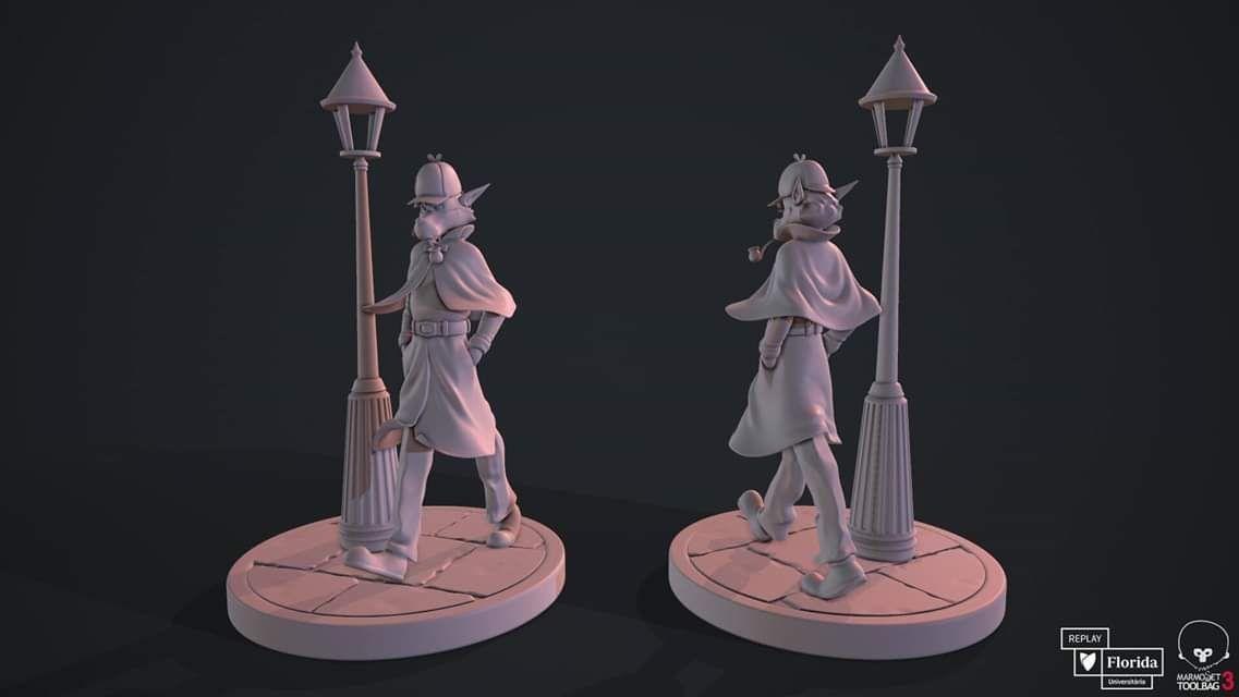 Sherlock Dog — 3D model download