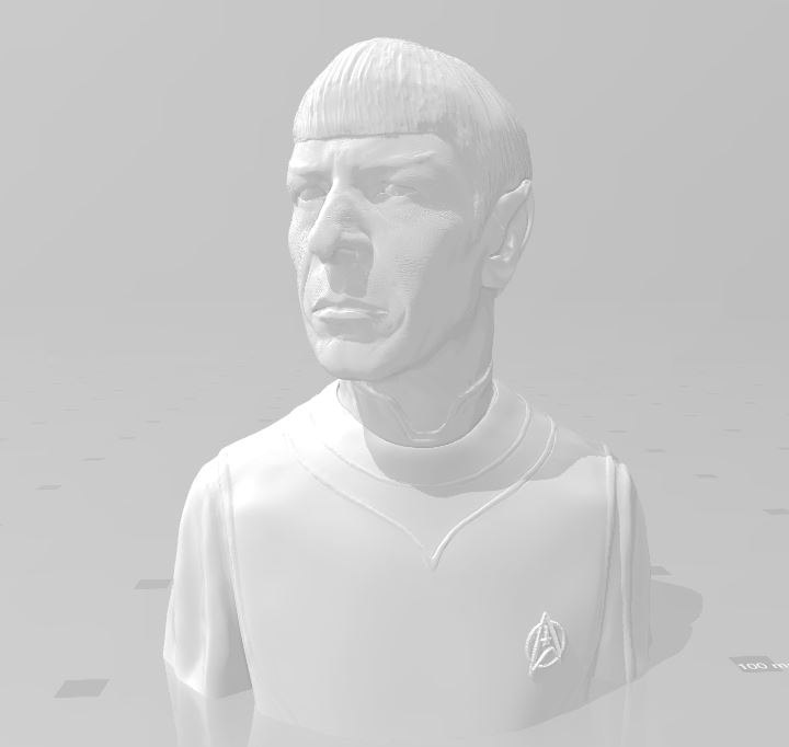 Spock Bust — 3D model download