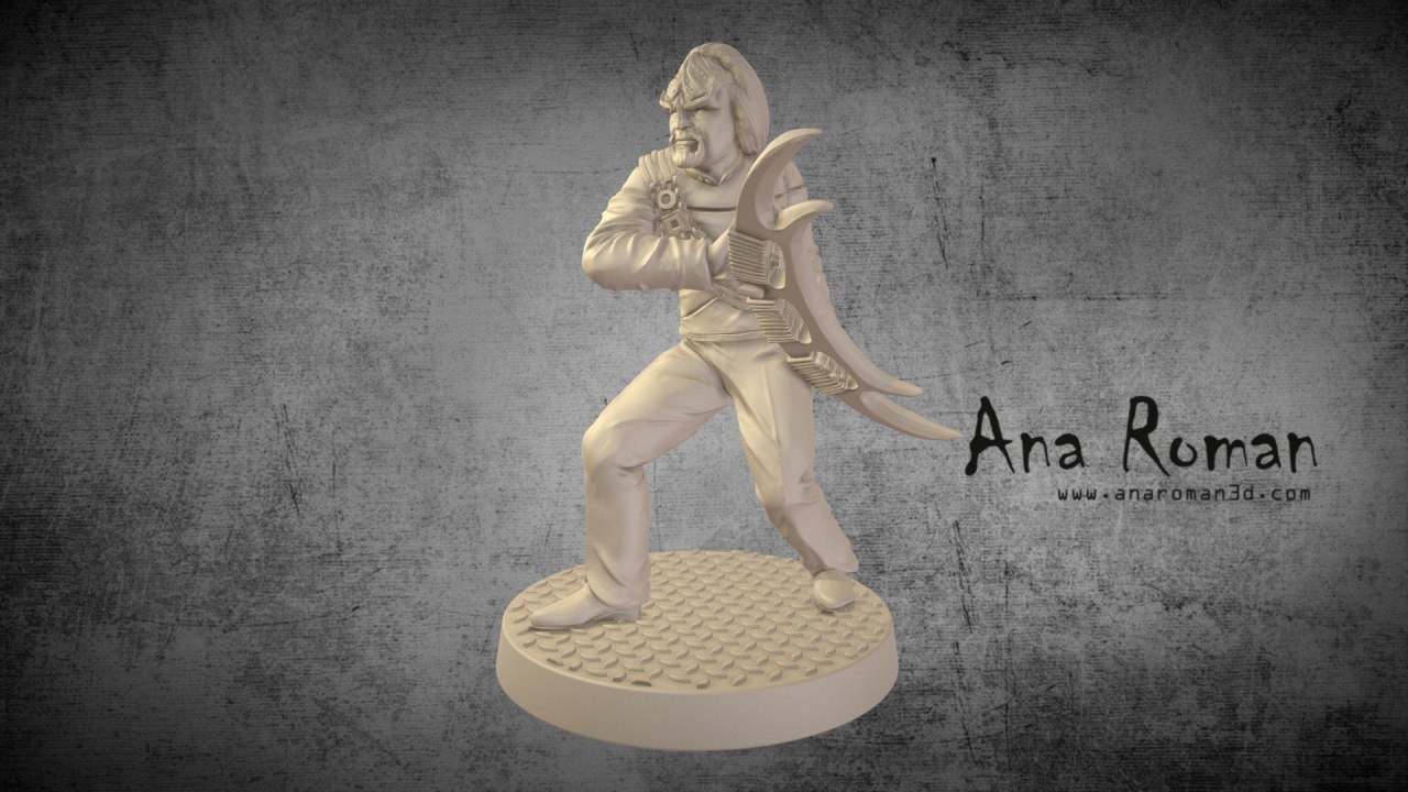 Worf, Star Trek adventures — 3D model download