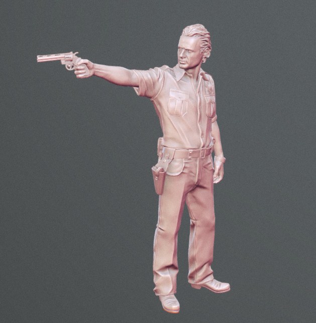 Rick Grimesout — 3D model download