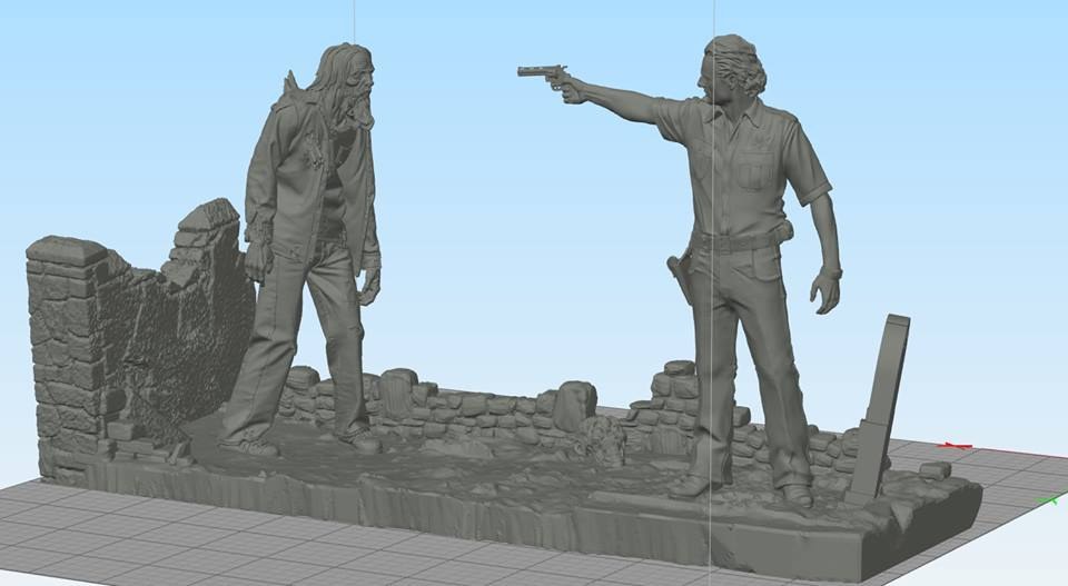 Walking Dead Diaroma — 3D model download