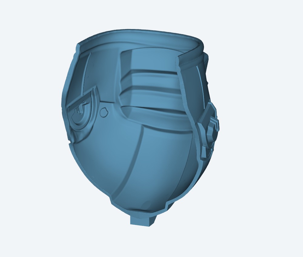 Bengal Helmet Back Stl — 3D model download