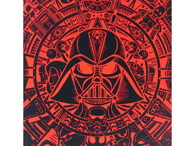 Star Wars Aztec Calendar — 3D model download