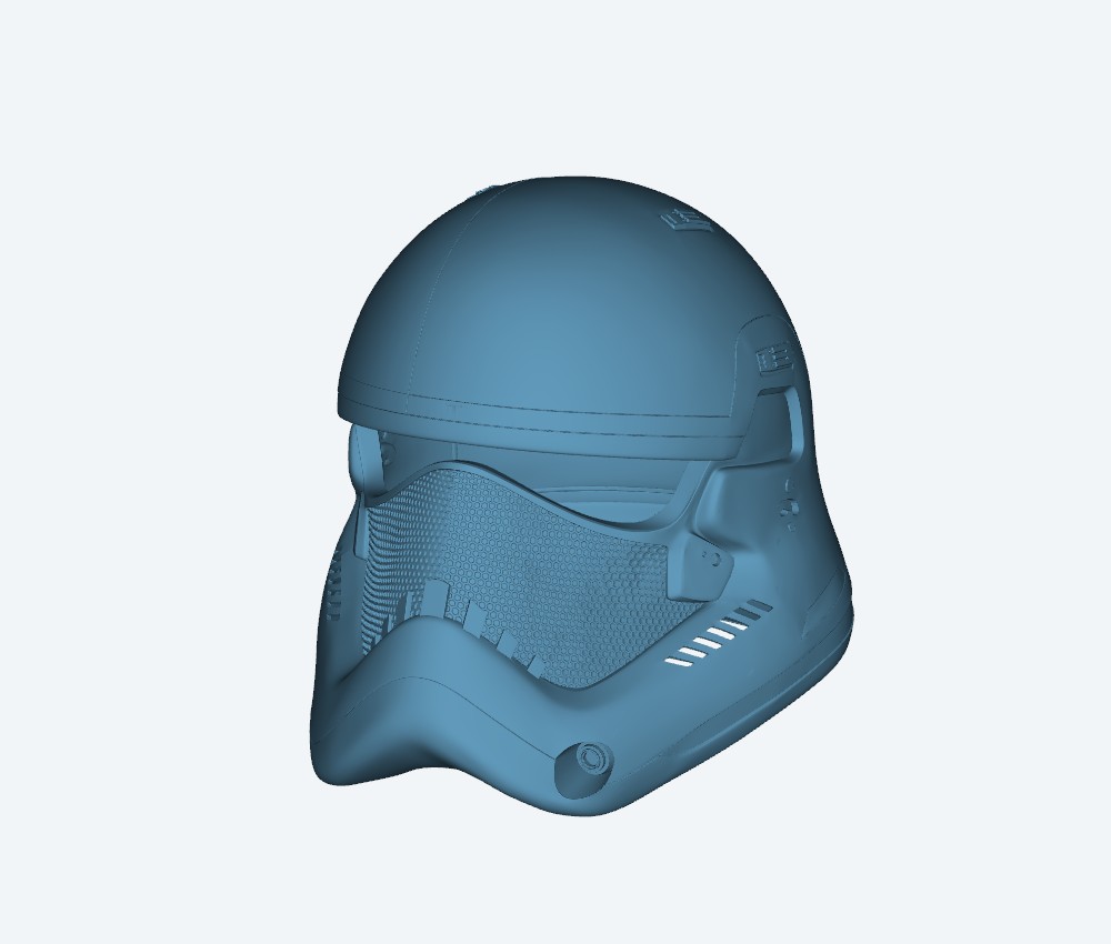 do3d Stormtrooper First Order Star Wars Last Jedi Version Helmet — 3D model download