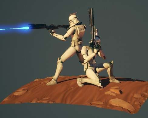Star Wars   Clone War Toopers — 3D model download