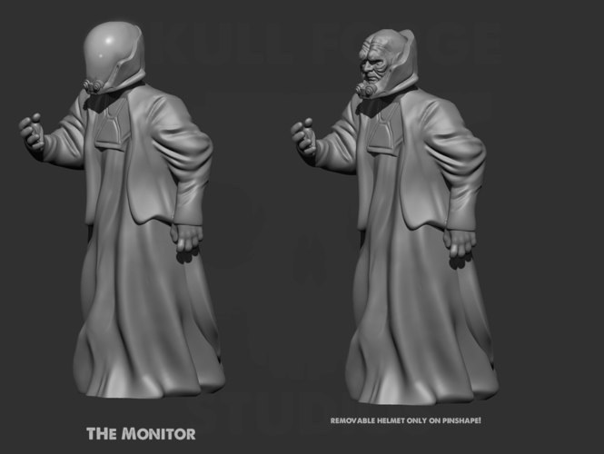 The monitor by skullforge — 3D model download