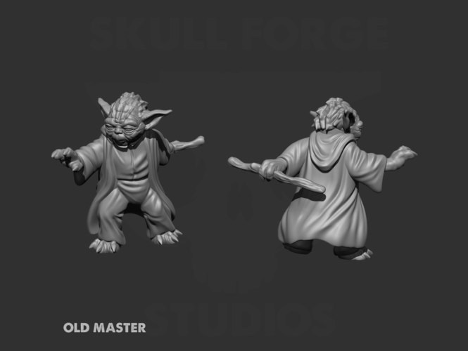 Yoda Old Master by skullforge — 3D model download