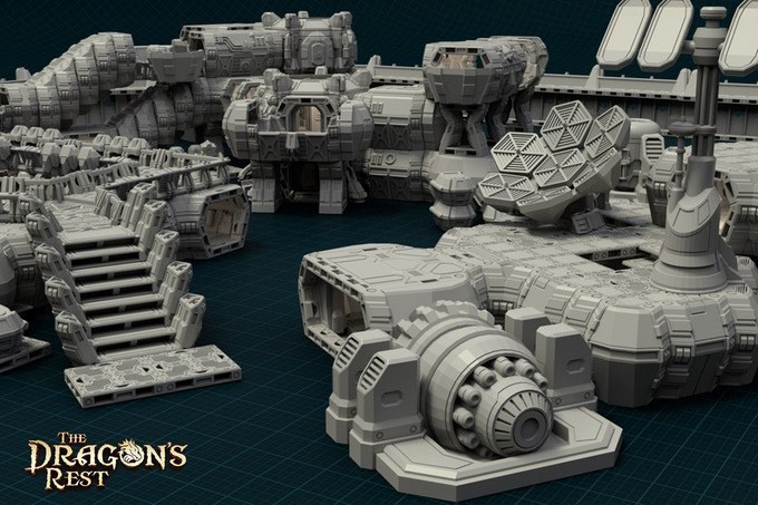 Outpost Origins kickstarter From the Dragon s Rest — 3D model download