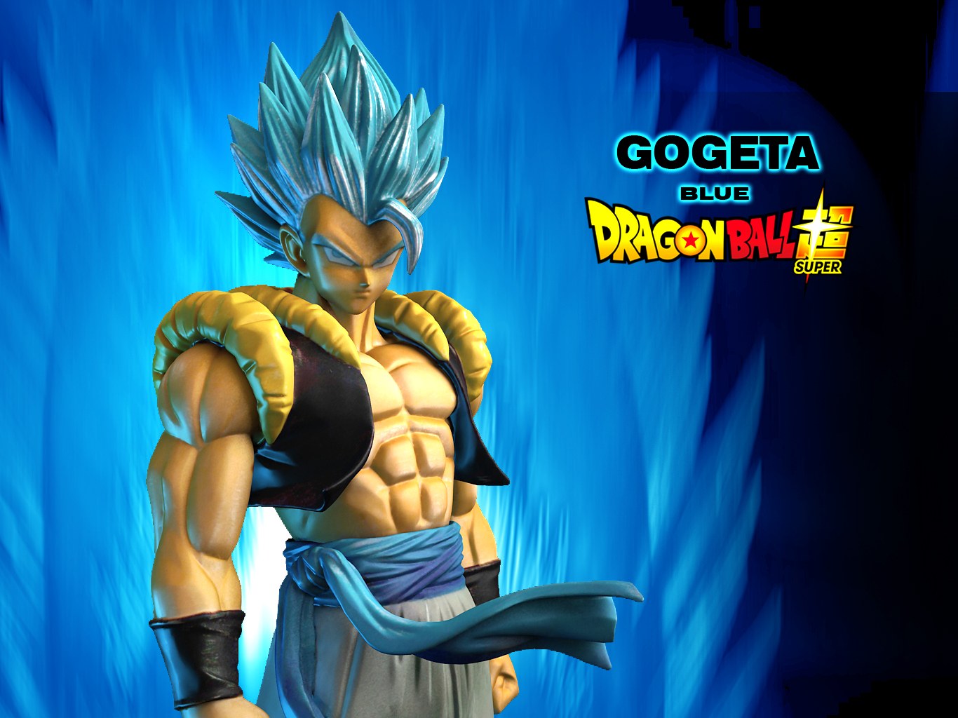 Gogeta Blue — 3D model download