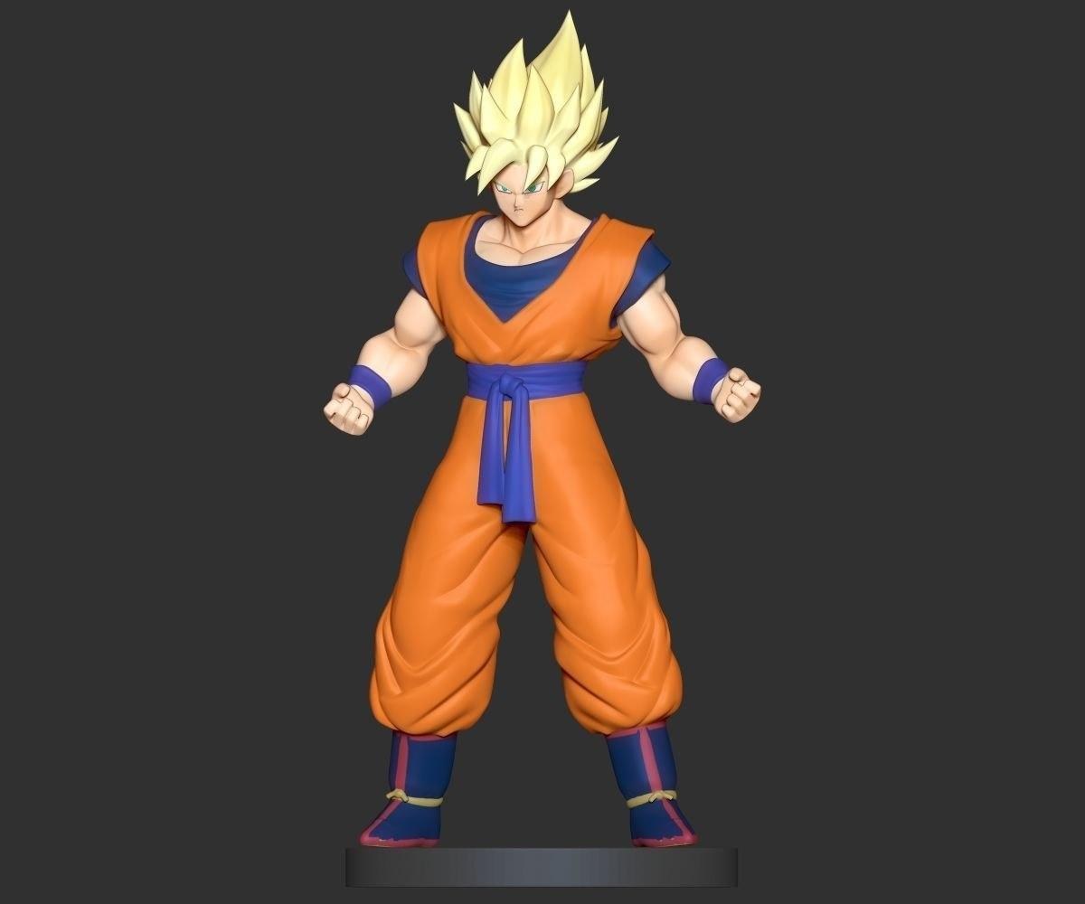 Goku Super Saiyan — 3D model download