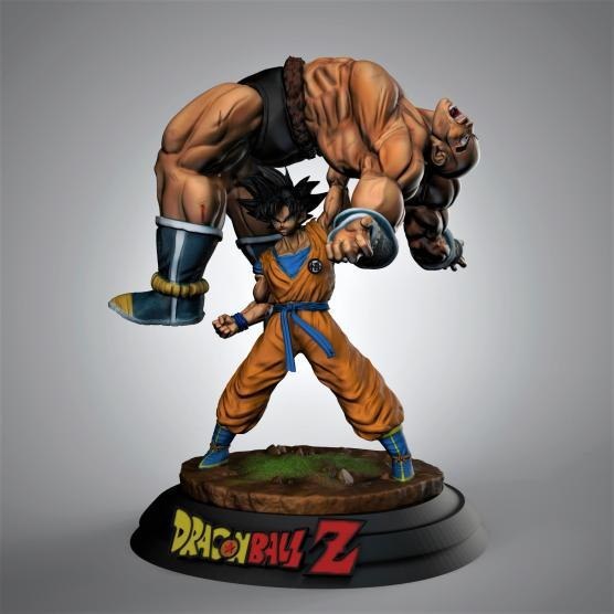 Goku vs Nappa — 3D model download