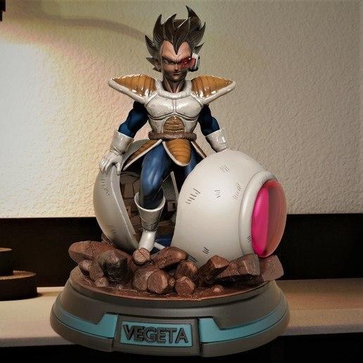 Vegeta in Capsule - Cults3d — 3D model download