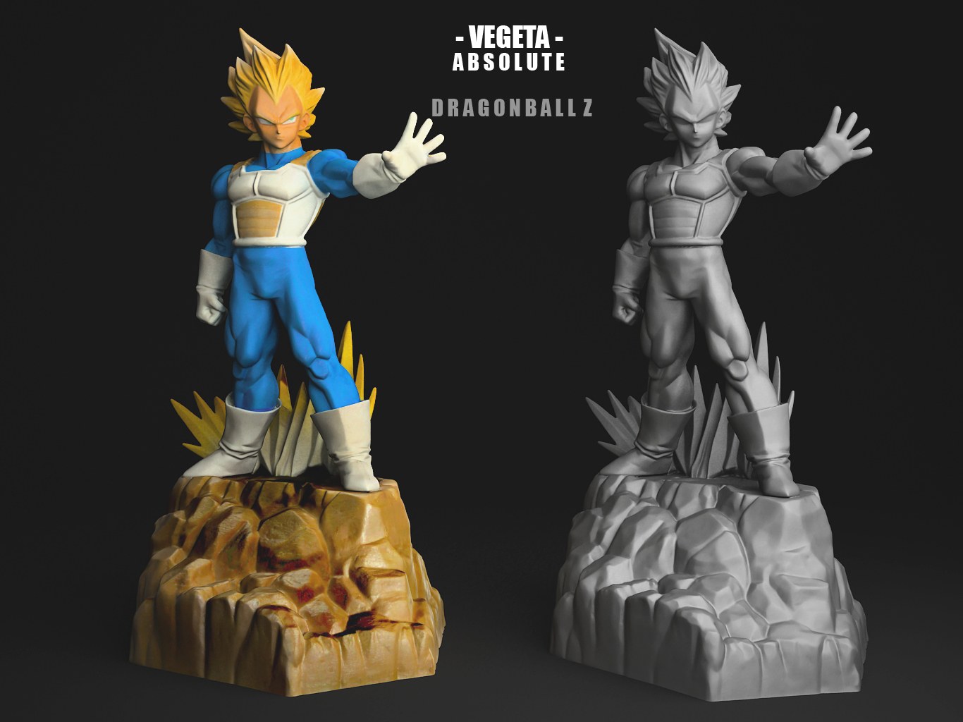 Vegeta SS Absolute — 3D model download