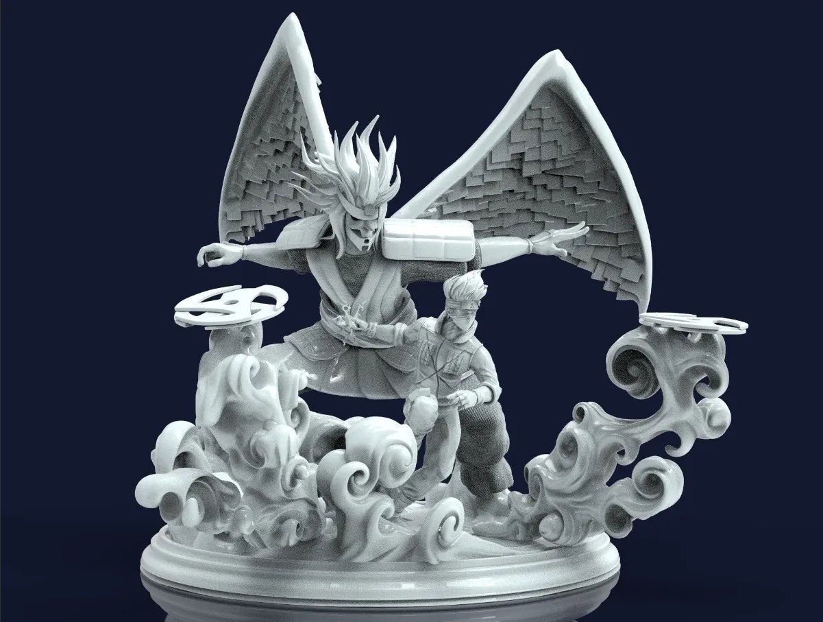Kakashi and Susano — 3D model download