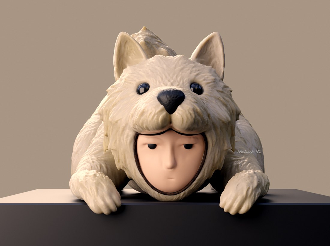 Watchdog Man — 3D model download