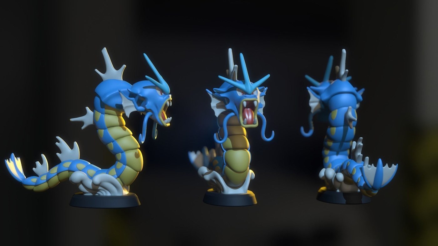 Gyarados — 3D model download