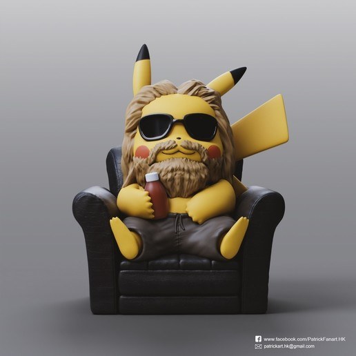 Pikachu Thor — 3D model download