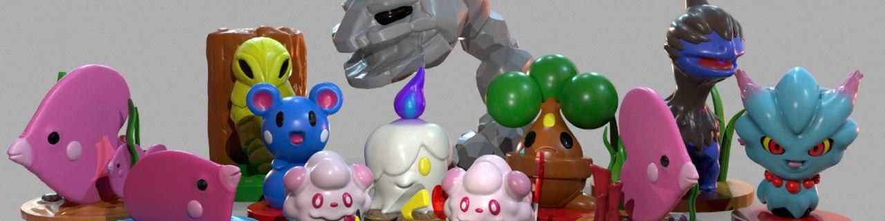 Pokemon Pack — 3D model download