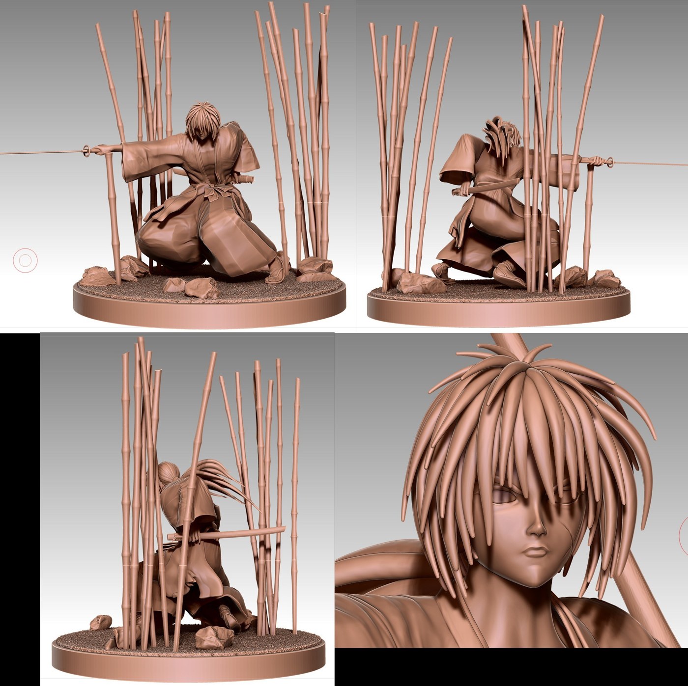 Samurai X — 3D model download