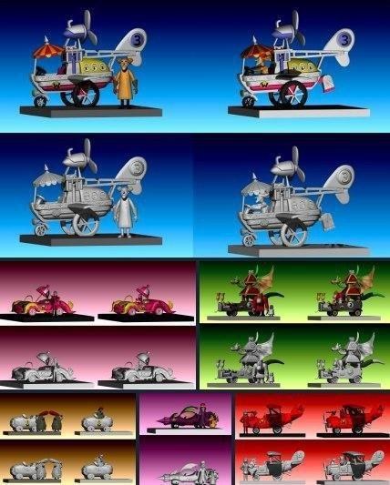 Autos Locos — 3D model download