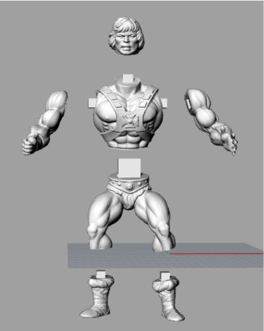He-Man (Split) — 3D model download