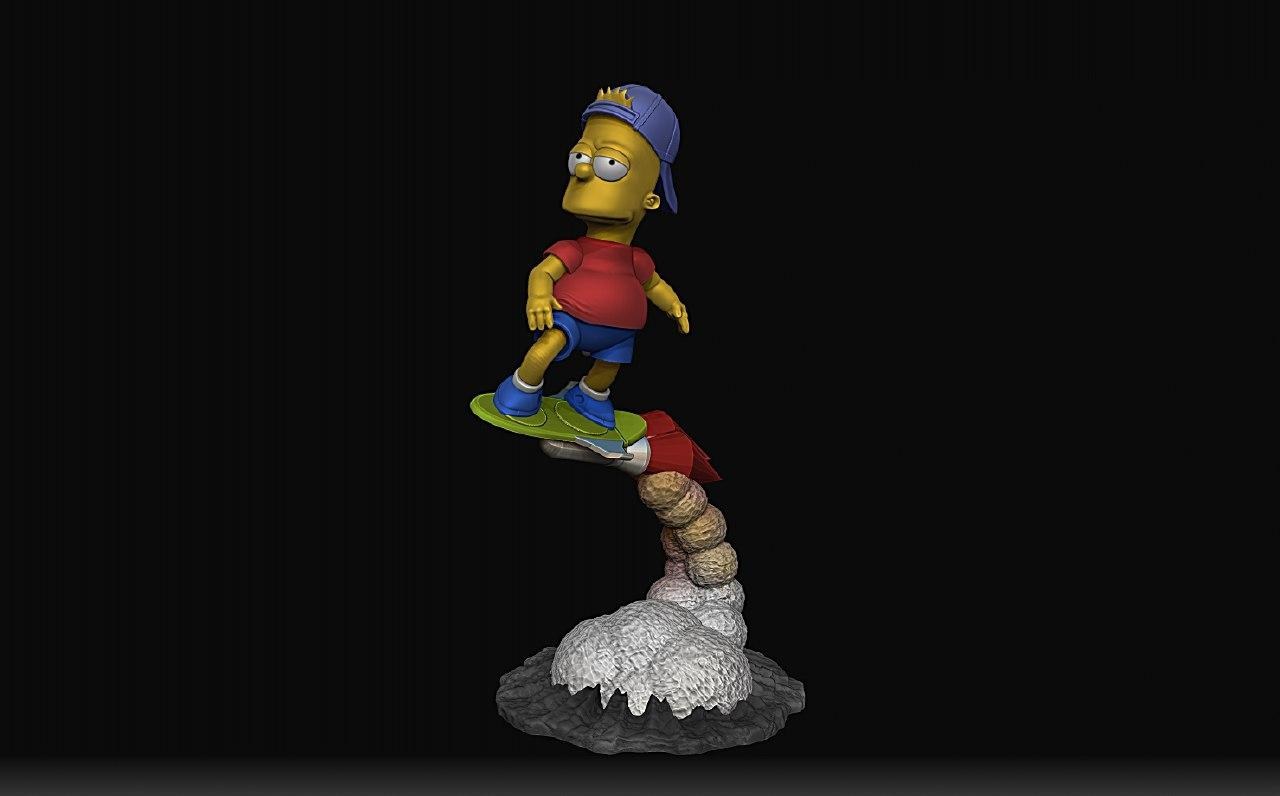 Bart Simpson — 3D model download
