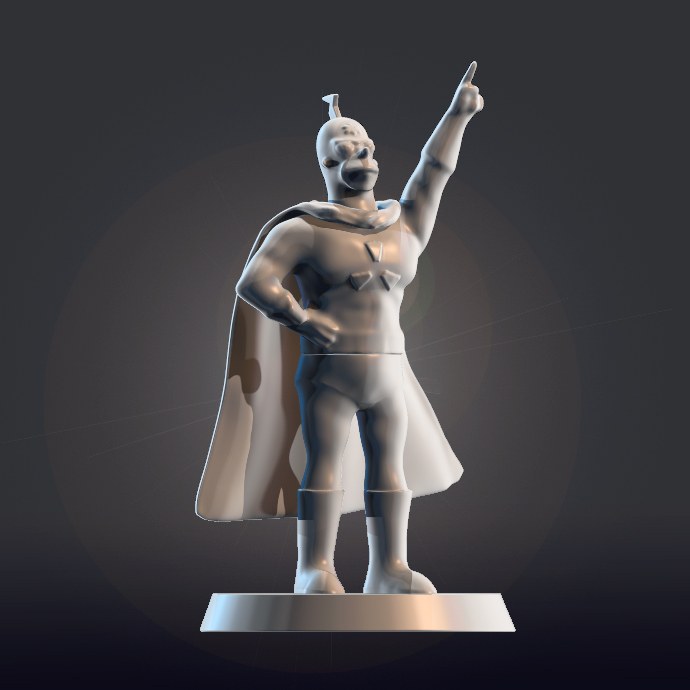 Hombre Radioactivo — 3D model download