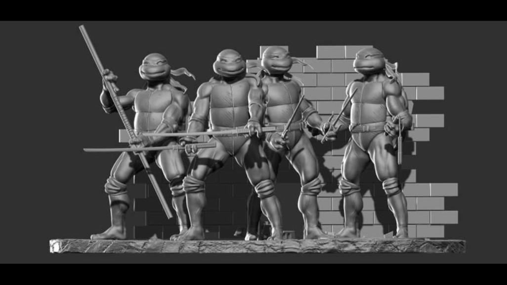 TMNT Diorama — 3D model download