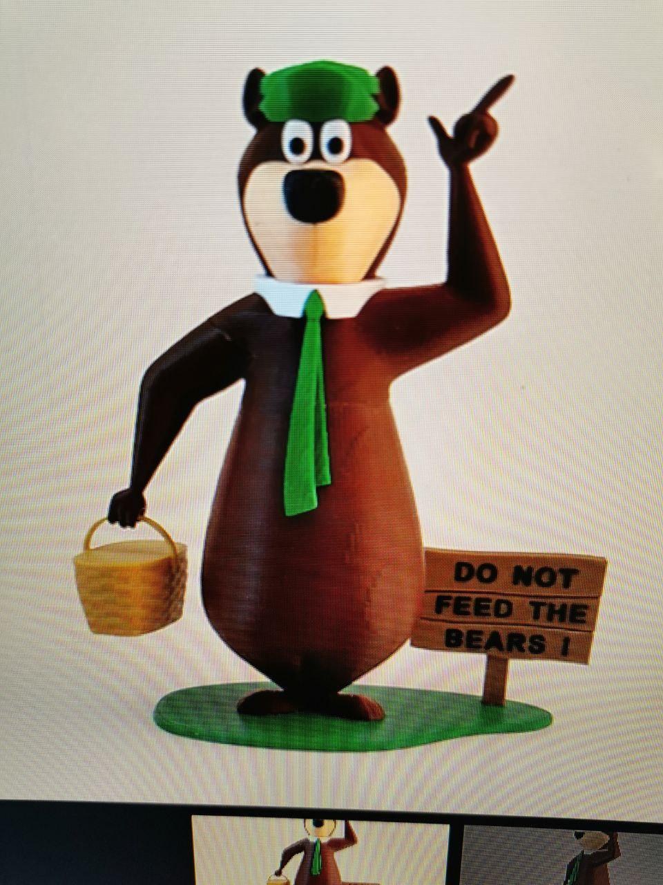 Yogi Bear — 3D model download