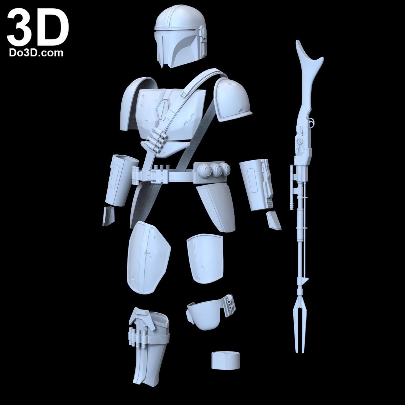 Mandalorian Armor - DO3D — 3D model download