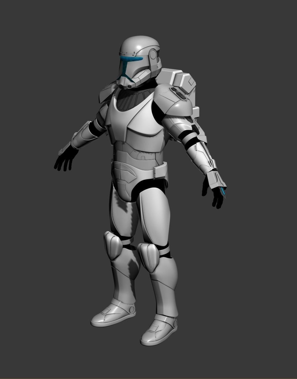 Republic Commando Armor - fletchasketch3 — 3D model download