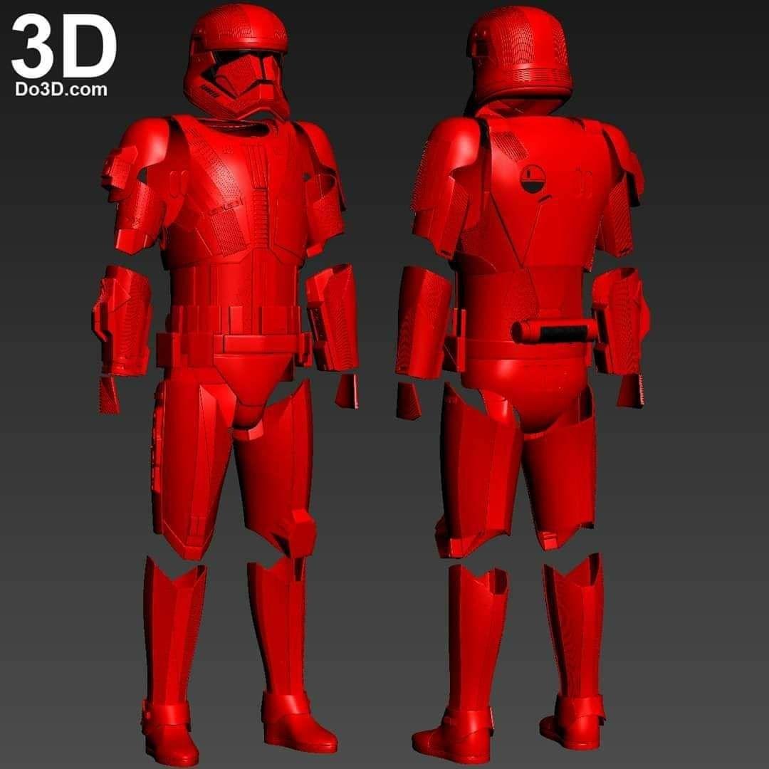 Sith Trooper Red - DO3D — 3D model download