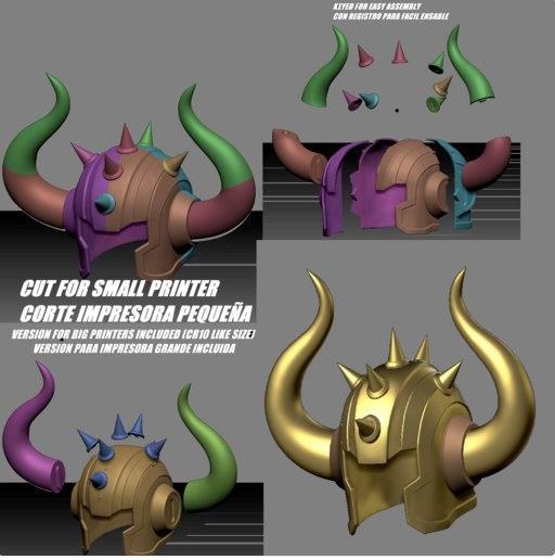 Taurus Helmet - Saint Seiya — 3D model download