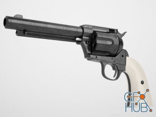 Colt Peacemaker SAA CO2 — 3D model download